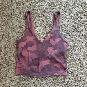Lululemon pink camo align tank